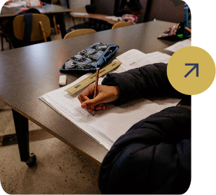 Student writing